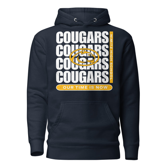 Nimitz High School Cougars Navy Blue Premium Unisex Hoodie 235