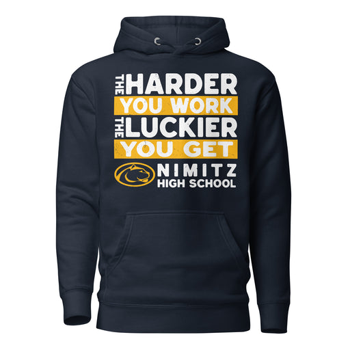 Nimitz High School Cougars Navy Blue Premium Unisex Hoodie 238