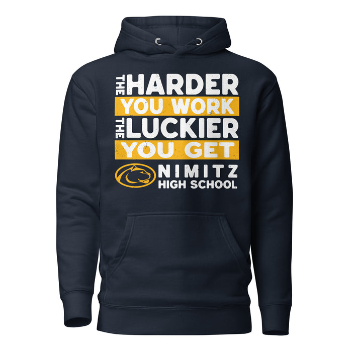 Nimitz High School Cougars Navy Blue Premium Unisex Hoodie 238