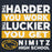 Close-up view of Nimitz High School Cougars Navy Blue Premium Unisex Hoodie 238