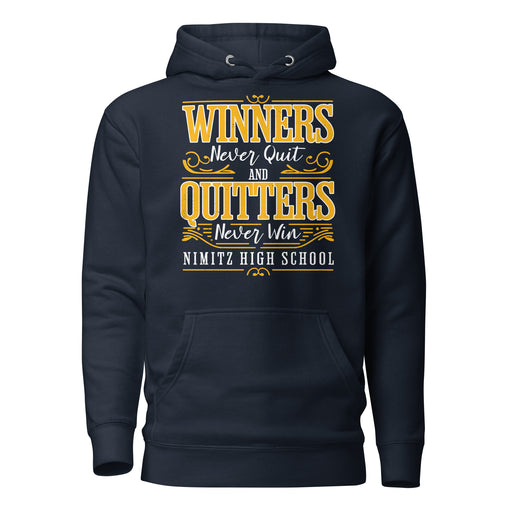 Nimitz High School Cougars Navy Blue Premium Unisex Hoodie 237