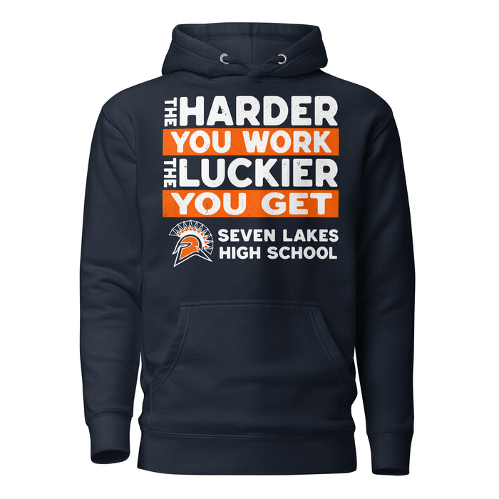 Seven Lakes High School Spartans Navy Blue Premium Unisex Hoodie 238