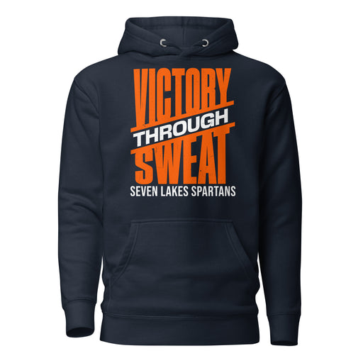Seven Lakes High School Spartans Navy Blue Premium Unisex Hoodie 241