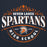 Close-up view of Seven Lakes High School Spartans Navy Blue Premium Unisex Hoodie 211