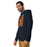 Man wearing Seven Lakes High School Spartans Navy Blue Premium Unisex Hoodie 223