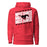 North Shore High School Mustangs Red Premium Unisex Hoodie 223