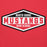 Close-up view of North Shore High School Mustangs Red Premium Unisex Hoodie 009
