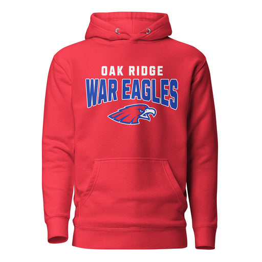 Oak Ridge High School War Eagles Red Premium Unisex Hoodie 234