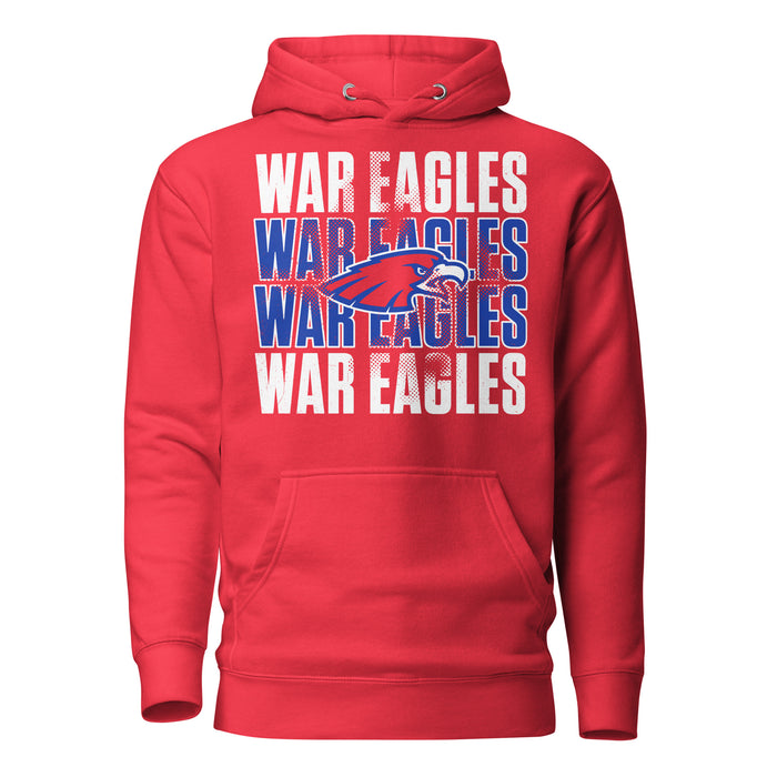Oak Ridge High School War Eagles Red Premium Unisex Hoodie 233