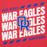 Close-up view of Oak Ridge High School War Eagles Red Premium Unisex Hoodie 223