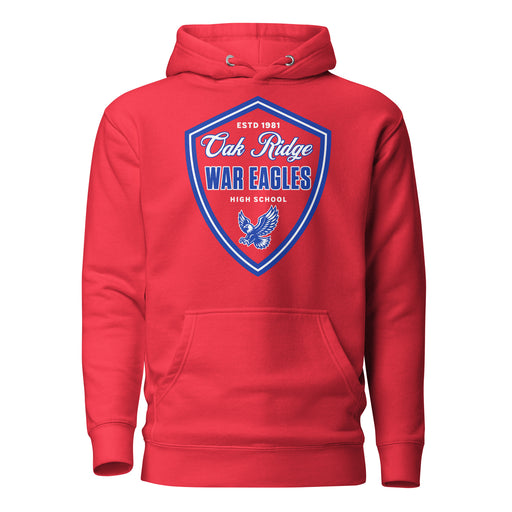 Oak Ridge High School War Eagles Red Premium Unisex Hoodie 225
