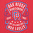 Close-up view of Oak Ridge High School War Eagles Red Premium Unisex Hoodie 207