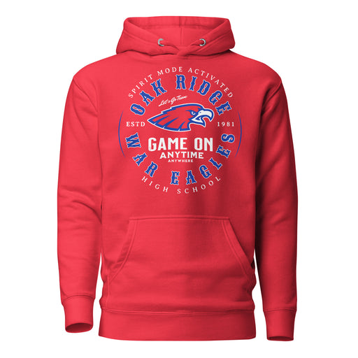 Oak Ridge High School War Eagles Red Premium Unisex Hoodie 214