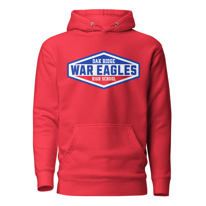Oak Ridge High School War Eagles Red Premium Unisex Hoodie 009
