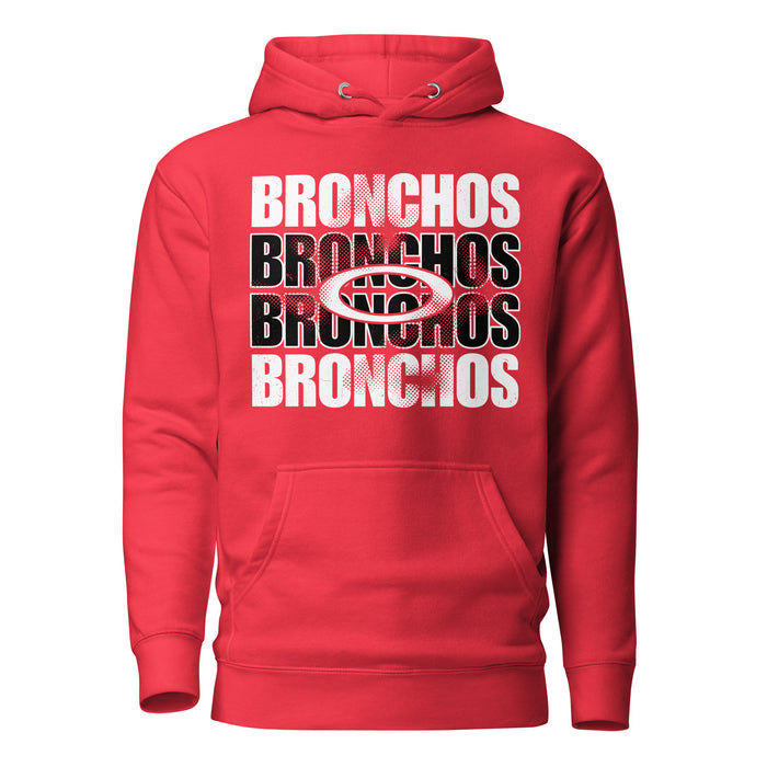 Odessa High School Bronchos Red Premium Unisex Hoodie 233