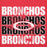 Close-up view of Odessa High School Bronchos Red Premium Unisex Hoodie 233