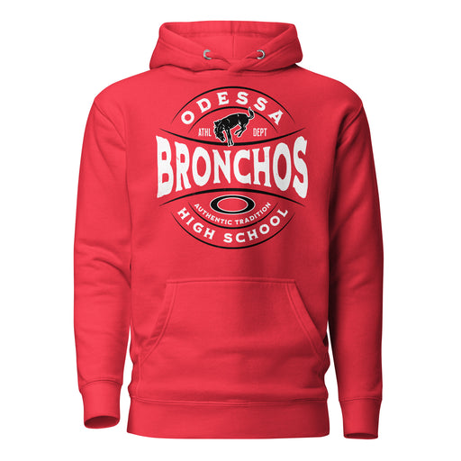 Odessa High School Bronchos Red Premium Unisex Hoodie 218