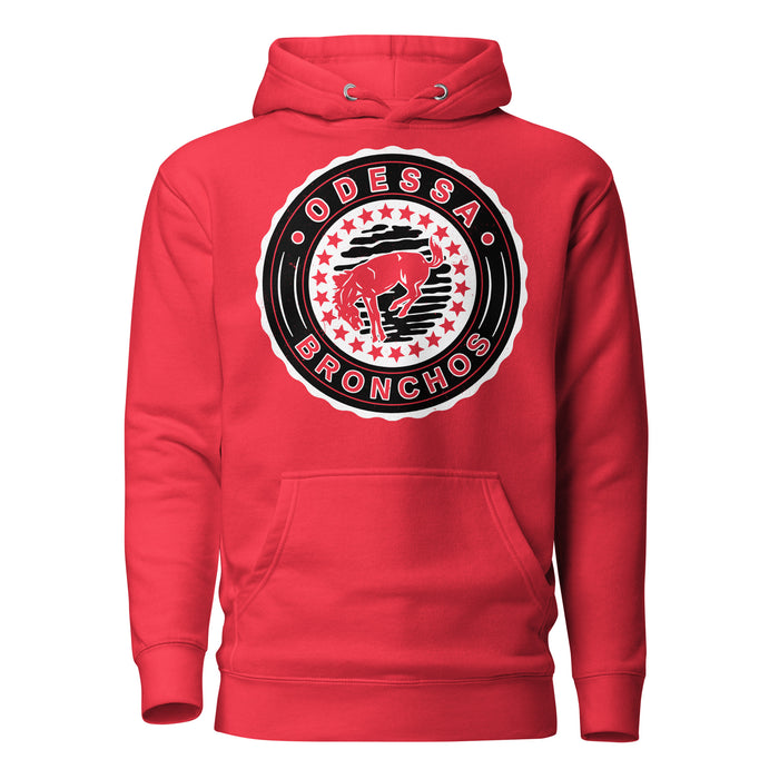 Odessa High School Bronchos Red Premium Unisex Hoodie 216