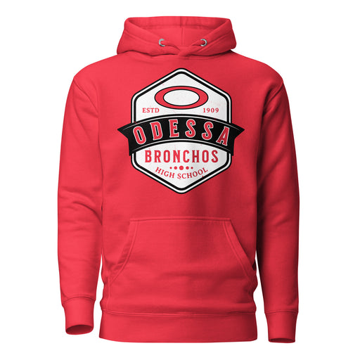 Odessa High School Bronchos Red Premium Unisex Hoodie 209