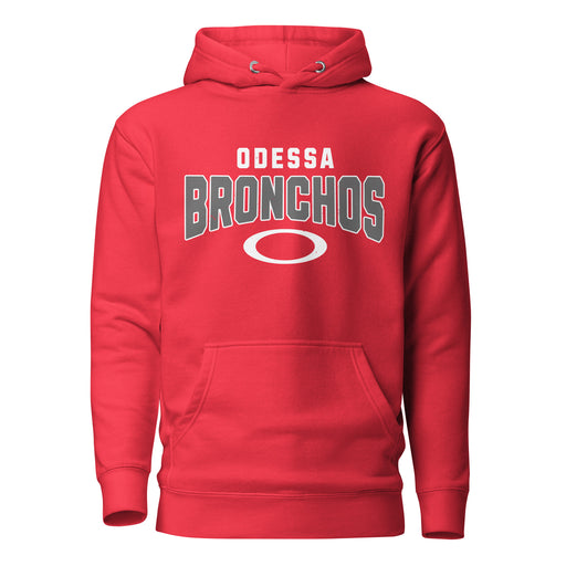 Odessa High School Bronchos Red Premium Unisex Hoodie 234