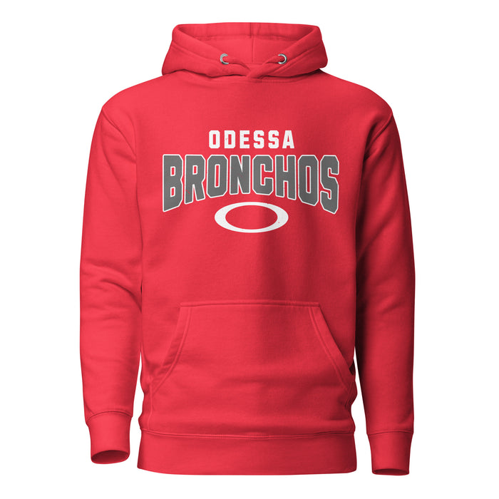 Odessa High School Bronchos Red Premium Unisex Hoodie 234