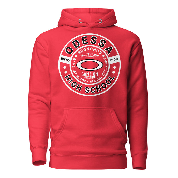 Odessa High School Bronchos Red Premium Unisex Hoodie 239