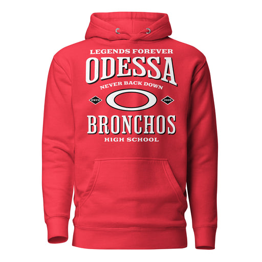Odessa High School Bronchos Red Premium Unisex Hoodie 230