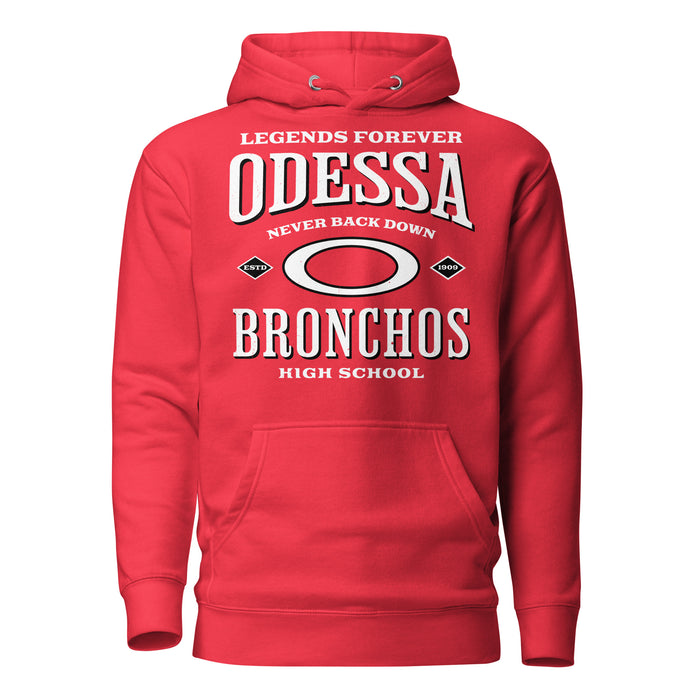 Odessa High School Bronchos Red Premium Unisex Hoodie 230