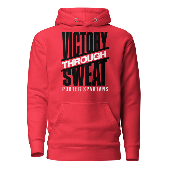 Porter High School Spartans Red Premium Unisex Hoodie 241