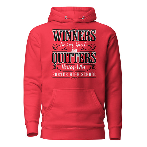 Porter High School Spartans Red Premium Unisex Hoodie 237