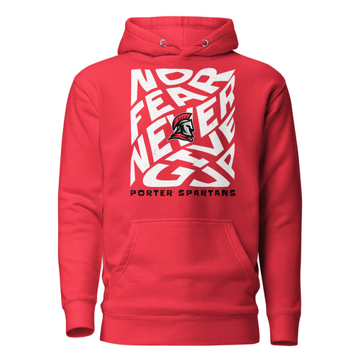 Porter High School Spartans Red Premium Unisex Hoodie 236