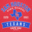 Close-up view of Sam Houston High School Texans Red Premium Unisex Hoodie 221
