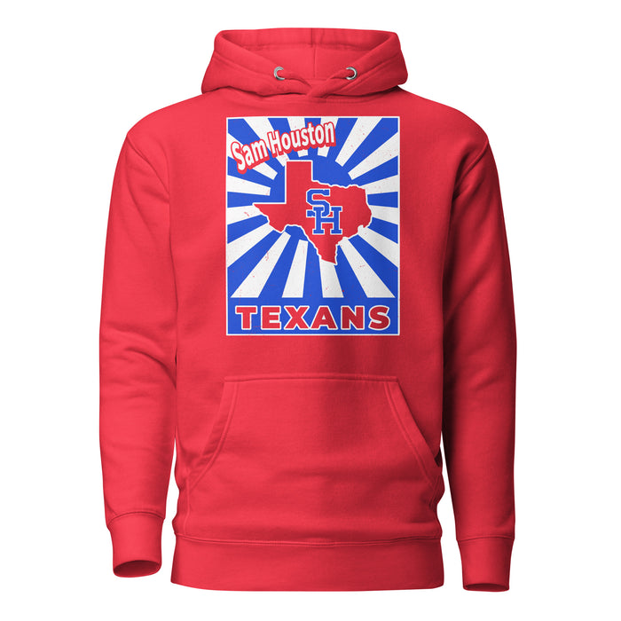 Sam Houston High School Texans Red Premium Unisex Hoodie 226