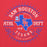 A red graphic print featuring a blue and white circular design with the text 'SAM HOUSTON ATHL DEPT TEXANS HIGH SCHOOL' and a blue Texas outline containing 'SH' and 'Game Ready'. Sam Houston High School Texans Red Premium Unisex Hoodie 201