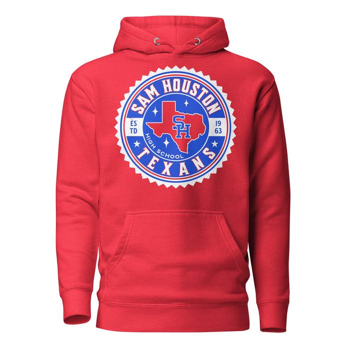 Sam Houston High School Texans Red Premium Unisex Hoodie 203