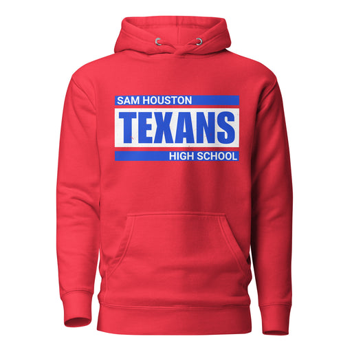 Sam Houston High School Texans Red Premium Unisex Hoodie 098