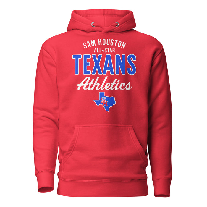 Sam Houston High School Texans Red Premium Unisex Hoodie 034