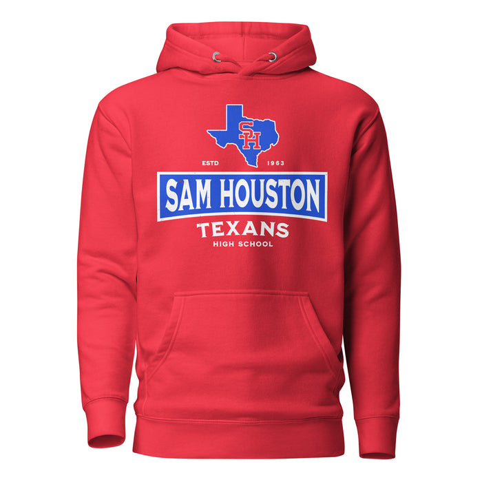 Sam Houston High School Texans Red Premium Unisex Hoodie 202