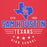 Close-up view of Sam Houston High School Texans Red Premium Unisex Hoodie 217