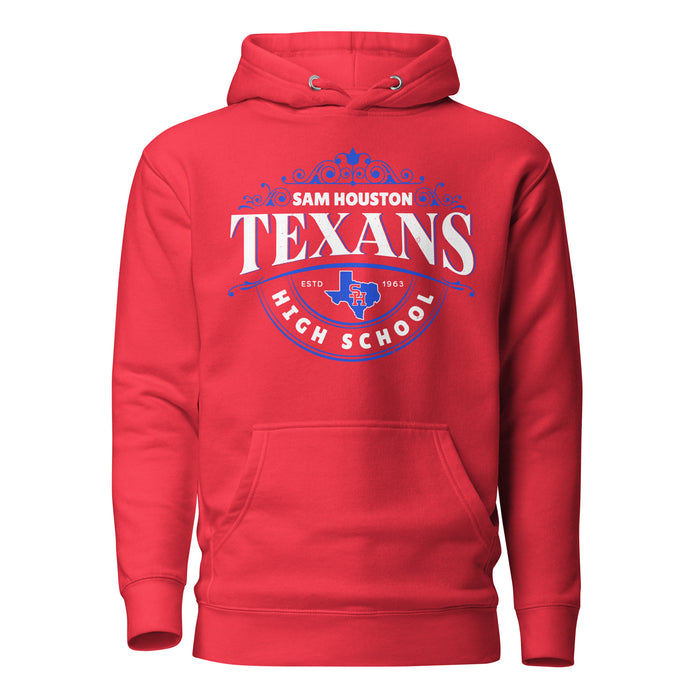 Sam Houston High School Texans Red Premium Unisex Hoodie 211