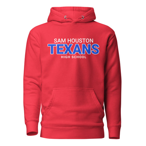 Sam Houston High School Texans Red Premium Unisex Hoodie 002