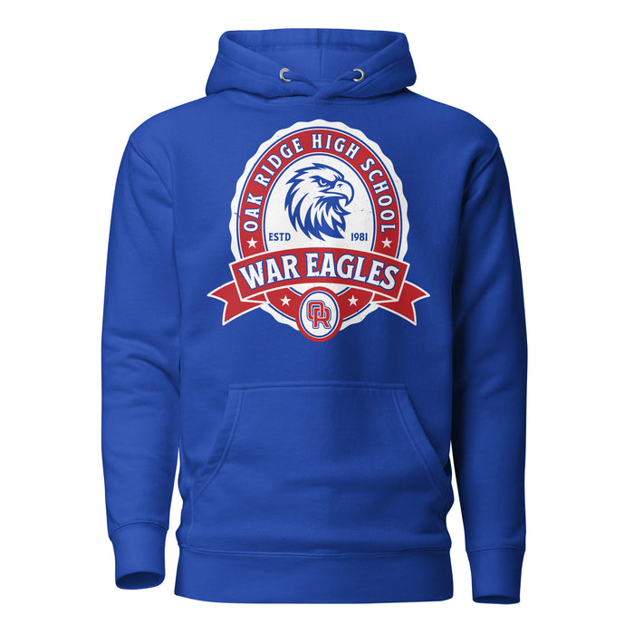 Oak Ridge High School War Eagles Royal Blue Premium Unisex Hoodie 212
