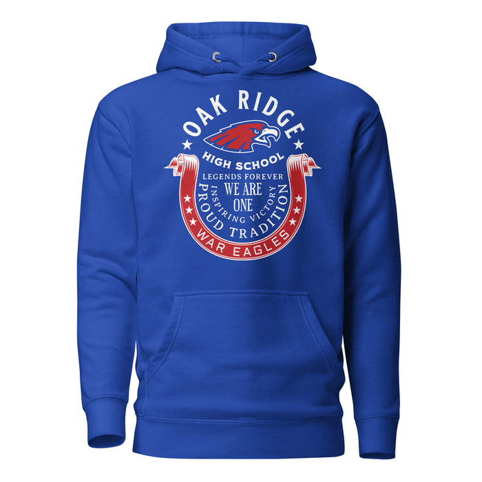 Oak Ridge High School War Eagles Royal Blue Premium Unisex Hoodie 229
