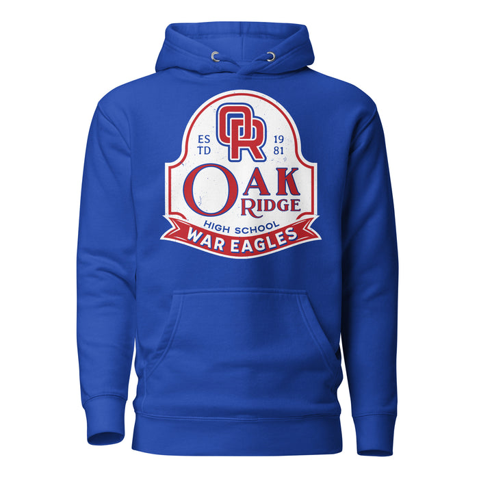 Oak Ridge High School War Eagles Royal Blue Premium Unisex Hoodie 219
