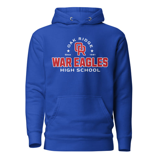 Oak Ridge High School War Eagles Royal Blue Premium Unisex Hoodie 222