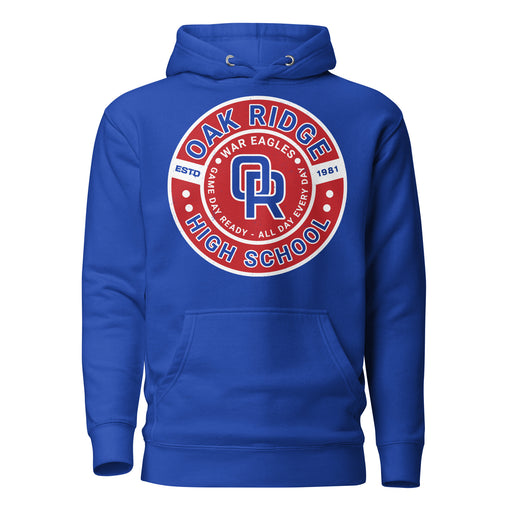 Oak Ridge High School War Eagles Royal Blue Premium Unisex Hoodie 239