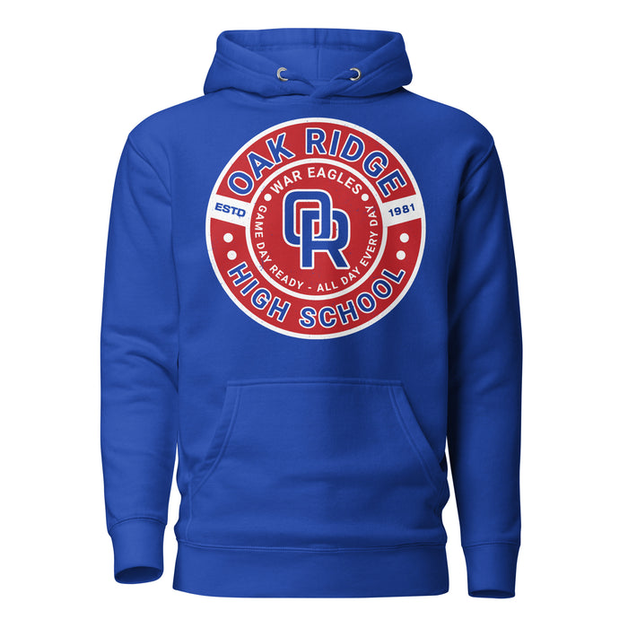 Oak Ridge High School War Eagles Royal Blue Premium Unisex Hoodie 239
