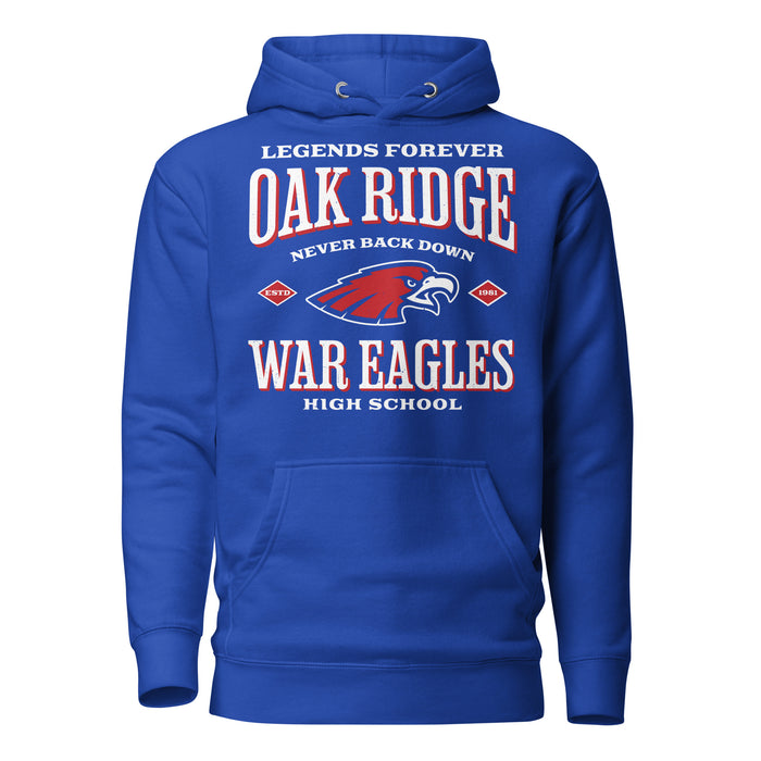 Oak Ridge High School War Eagles Royal Blue Premium Unisex Hoodie 230