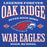 Close-up view of Oak Ridge High School War Eagles Royal Blue Premium Unisex Hoodie 230