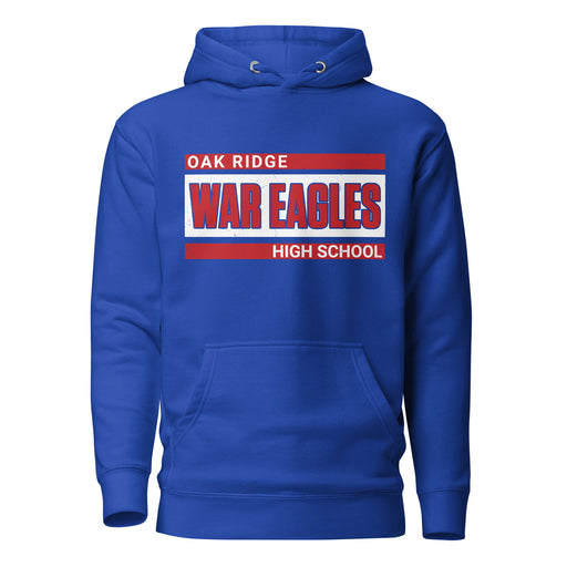 Oak Ridge High School War Eagles Royal Blue Premium Unisex Hoodie 098
